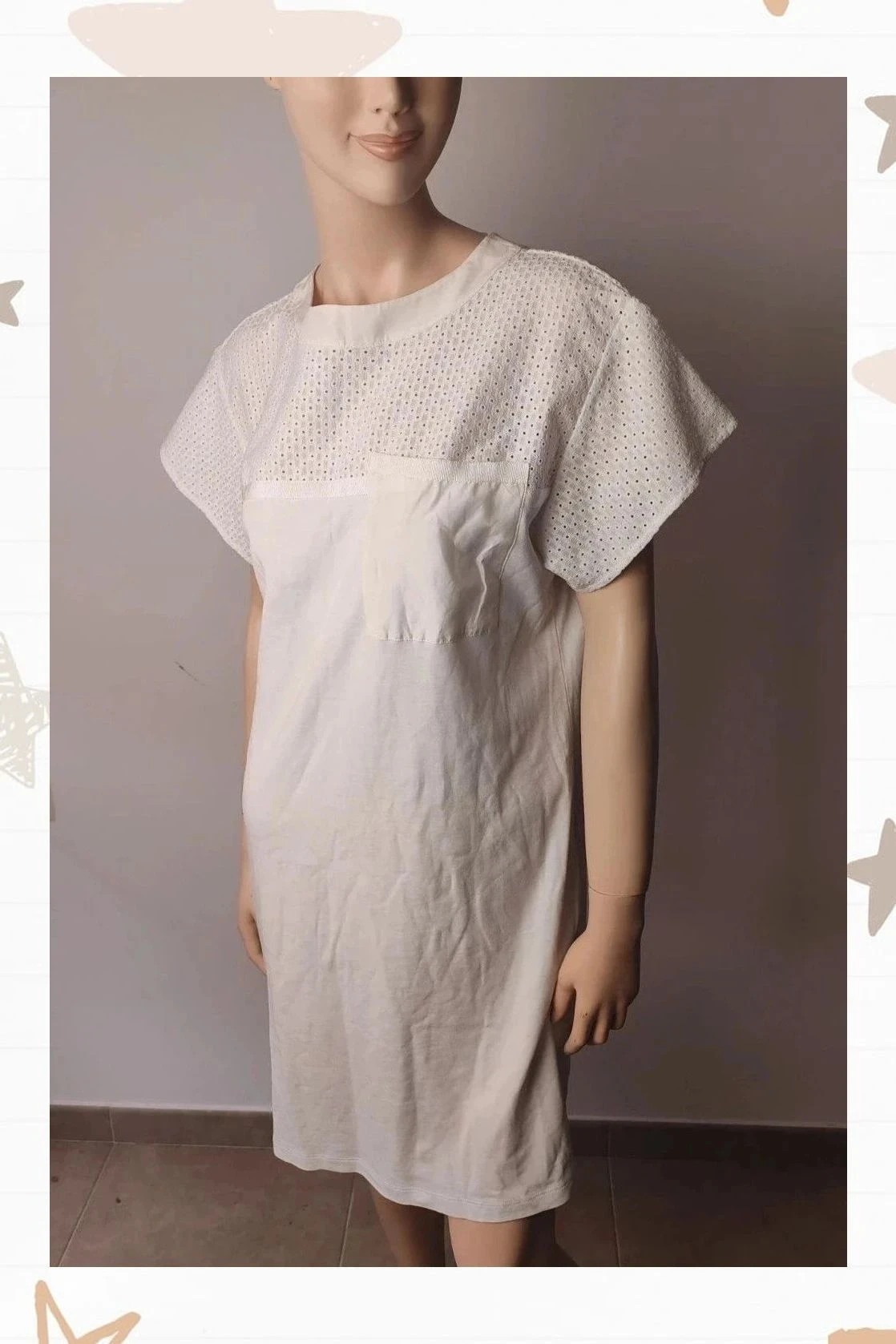 Vestido blanco Talla M/L